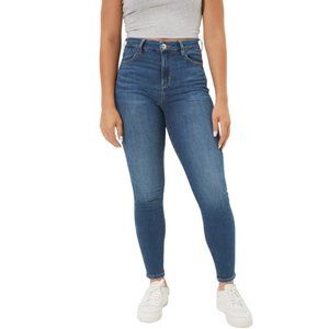 American Eagle Medium Wash Curvy Hi-Rise Jegging Extra Short